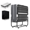 Folding Bed with Mattress, 5-Inch Memory Foam, 500lbs Capacity, Metal Frame X78406