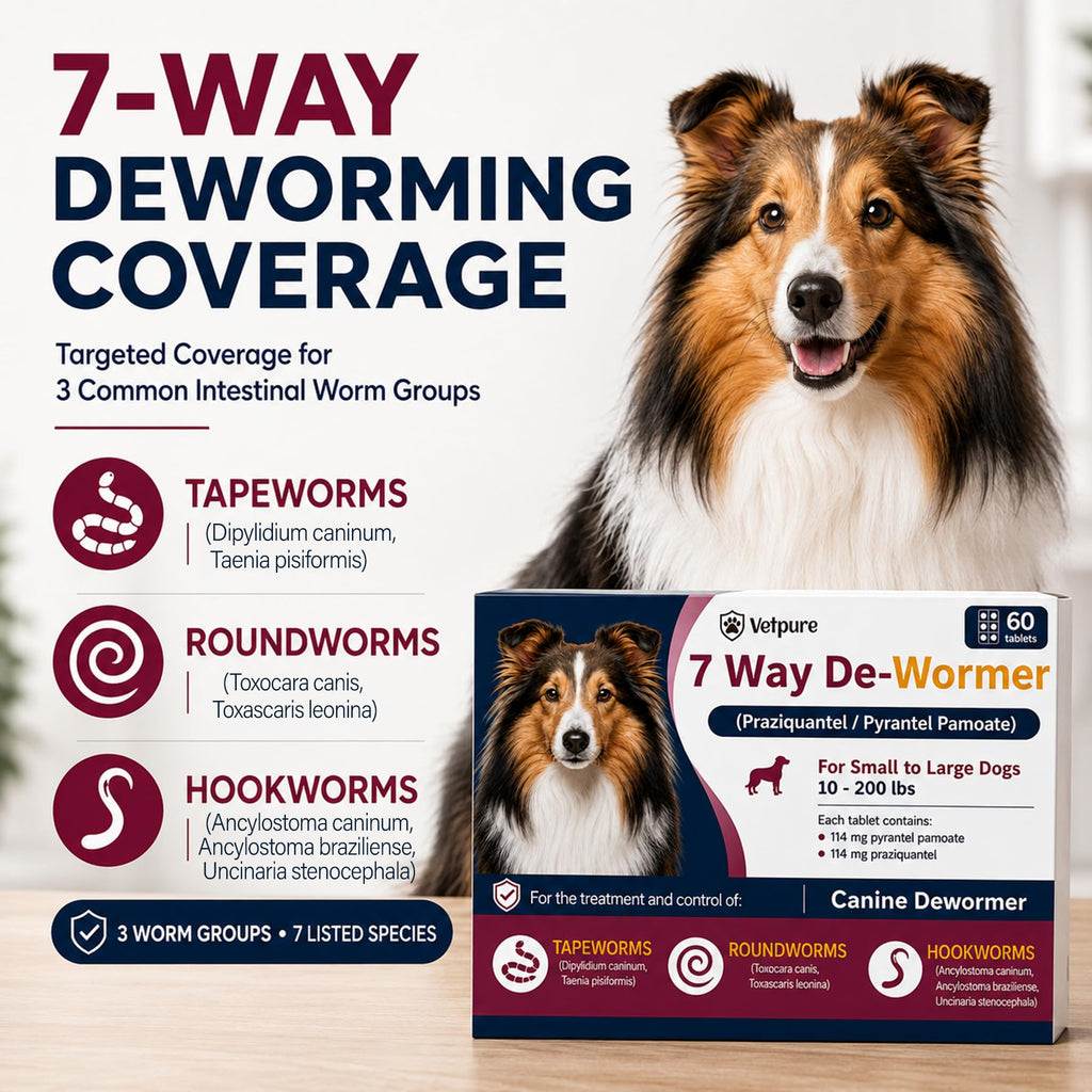 Dog Dewormer Tablets 60 Count M28782