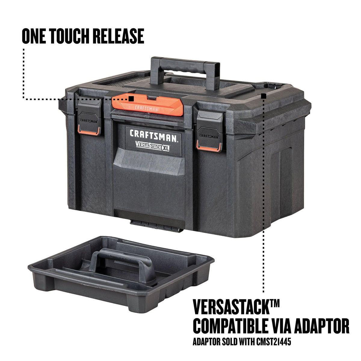 Waterproof Stackable Lockable 21 Inch Tool Box B657870