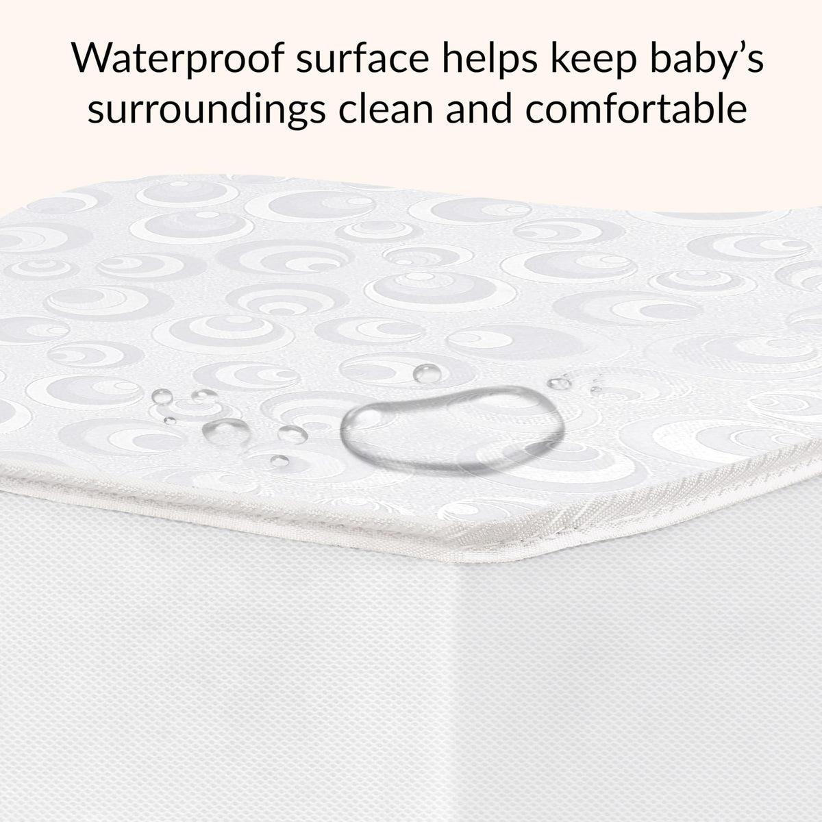 2-in-1 Portable Mini Crib Mattress V39392