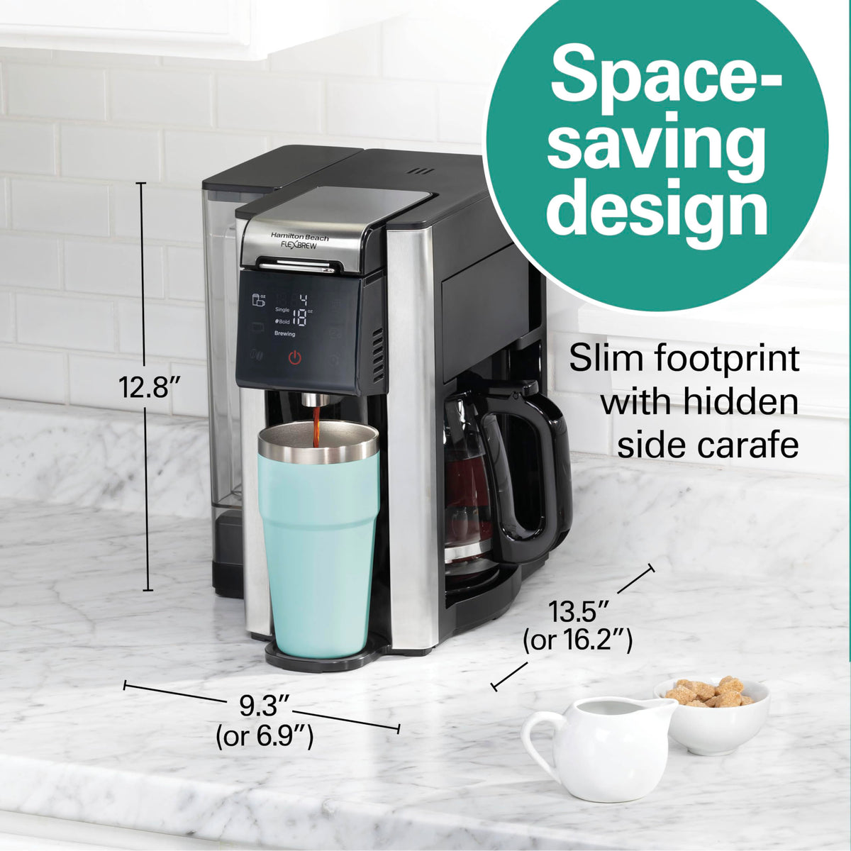5-in-1 Drip & Single Serve Coffee Maker J82502