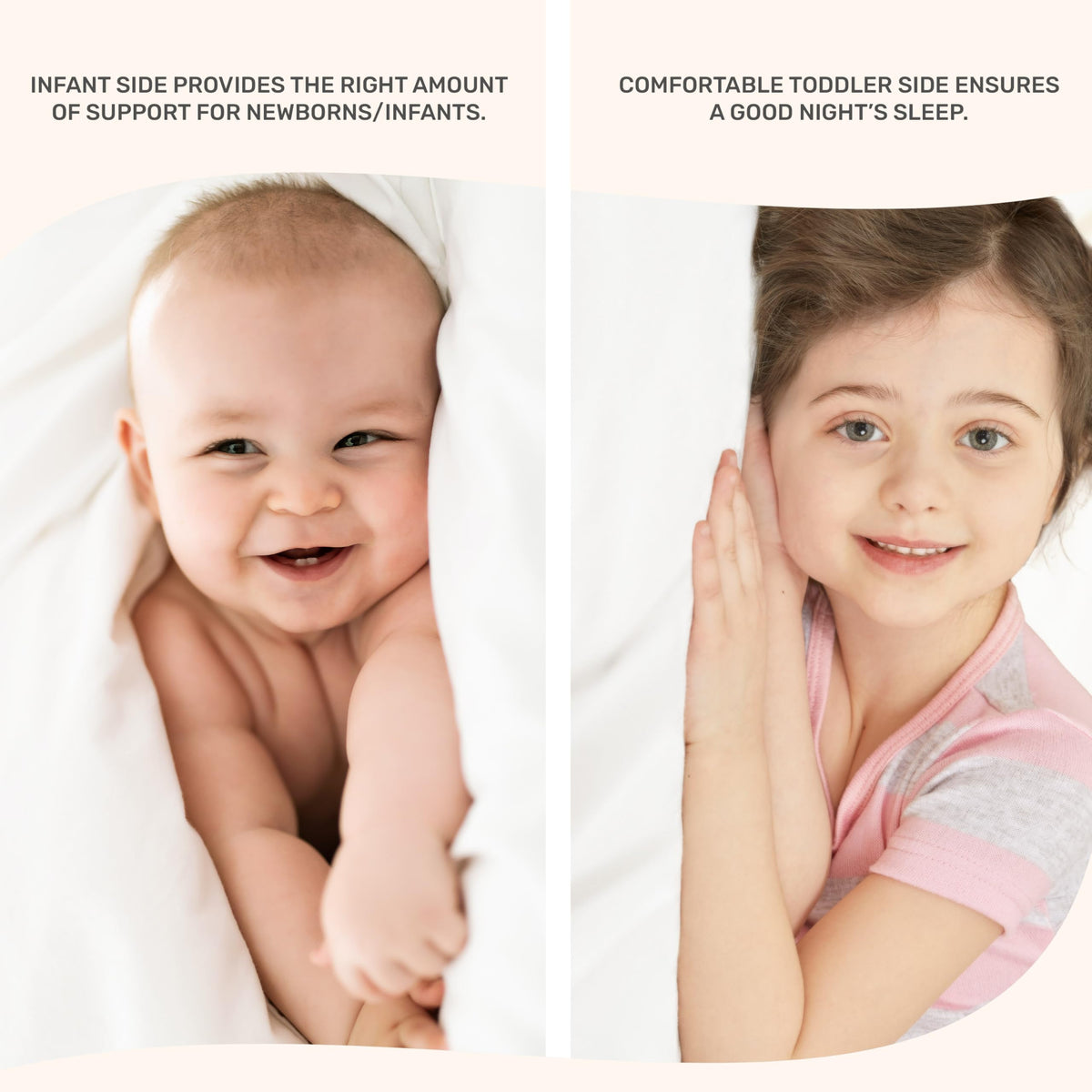 2-in-1 Portable Mini Crib Mattress V39392