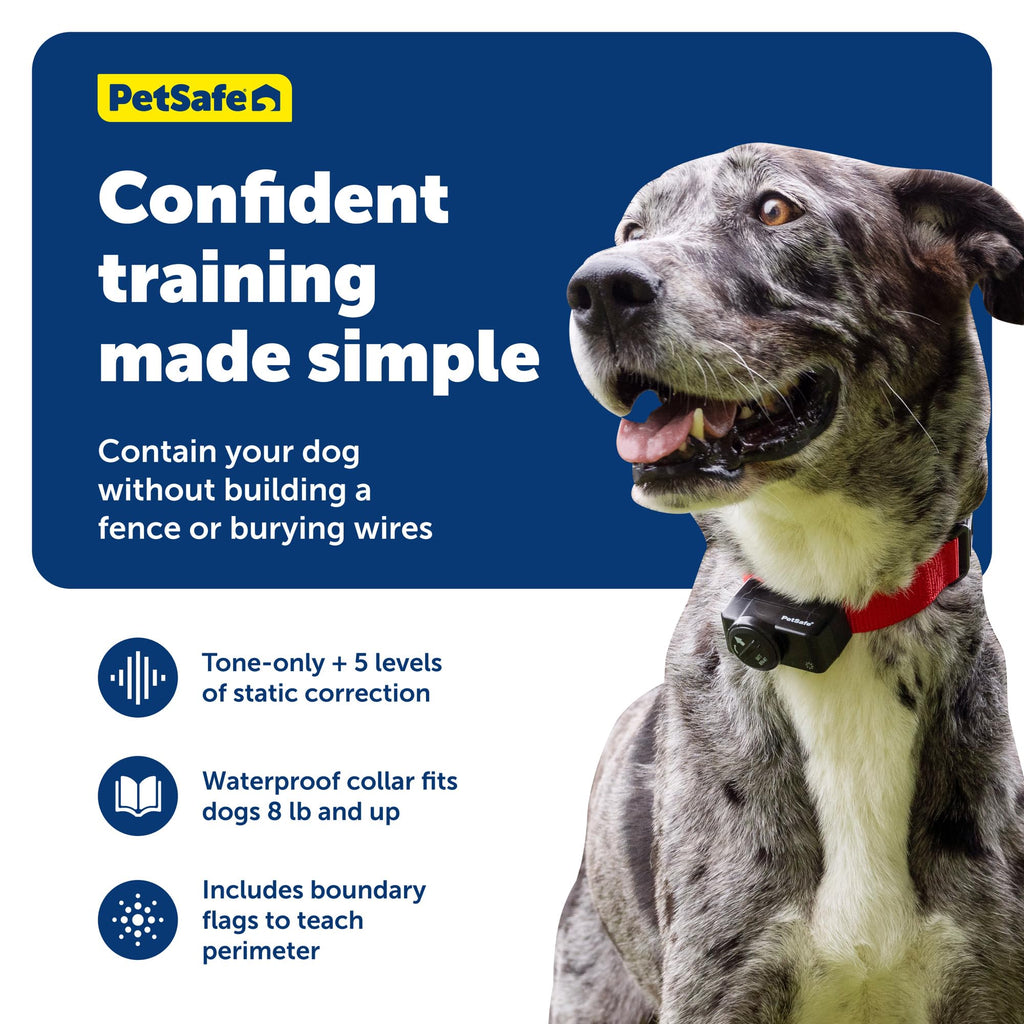 Wireless Pet Containment System, 2 Dogs, Up to 1/2 Acre T388084