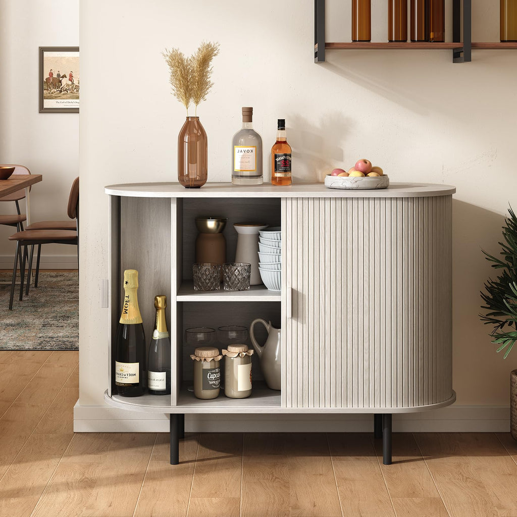 40" Sideboard Buffet Cabinet with Sliding Door S17324