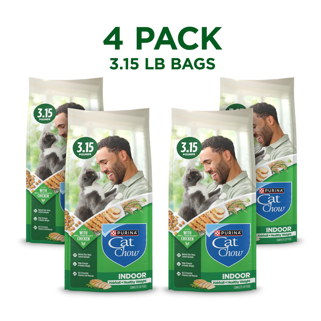 Indoor Hairball Healthy Weight Dry Cat Food 3.15 lb A85683