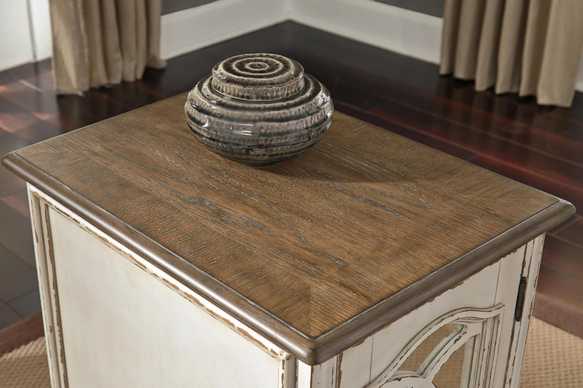 Chairside End Table with Storage L546