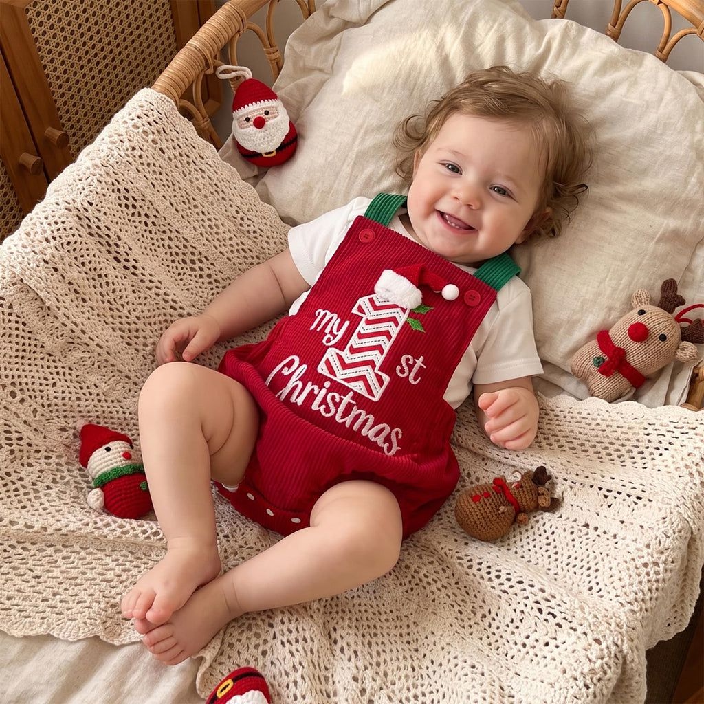 Corduroy Baby Overalls V4328