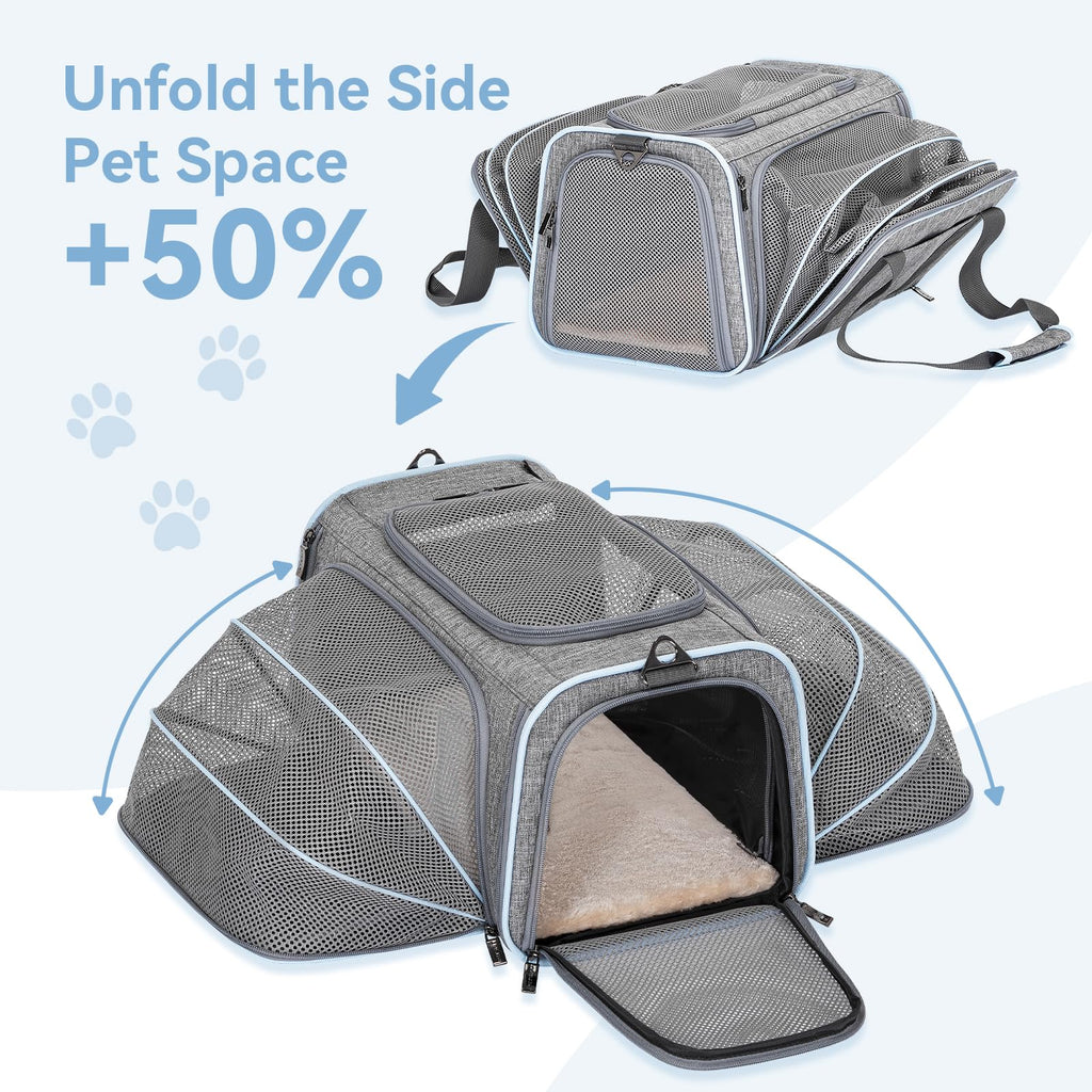 Small Double Expandable Cat Carrier C82837