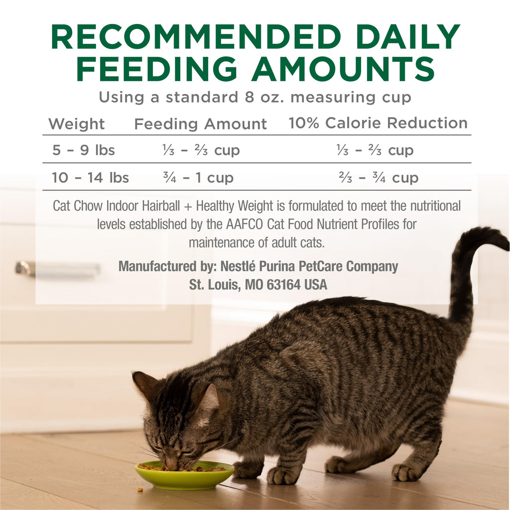 Indoor Hairball Healthy Weight Dry Cat Food 3.15 lb A85683