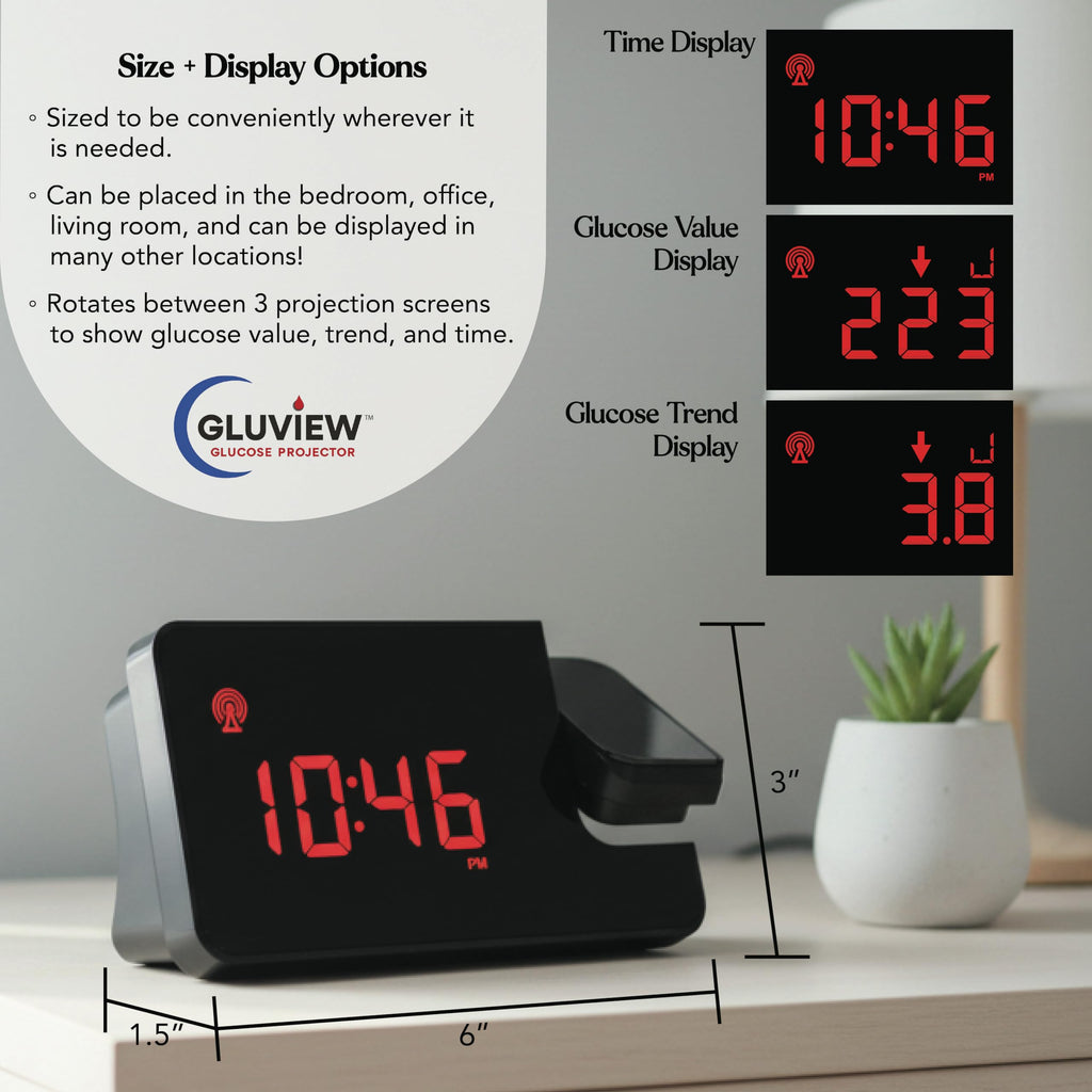 Glucose Projector Clock W4797
