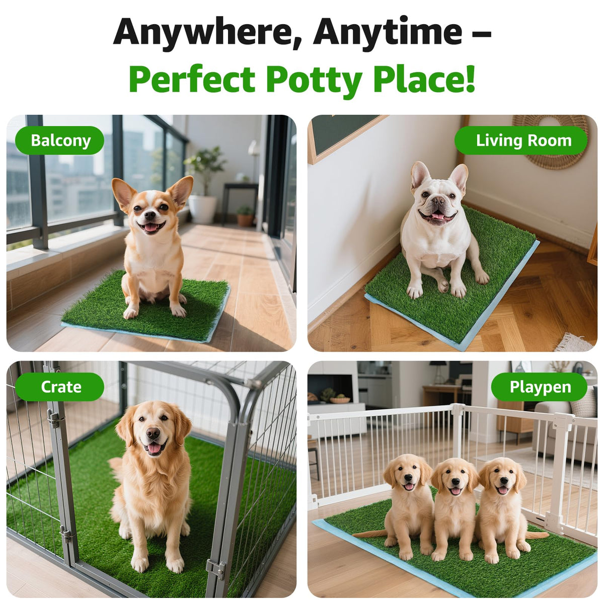 Artificial Grass Pee Pads for Dogs V83147