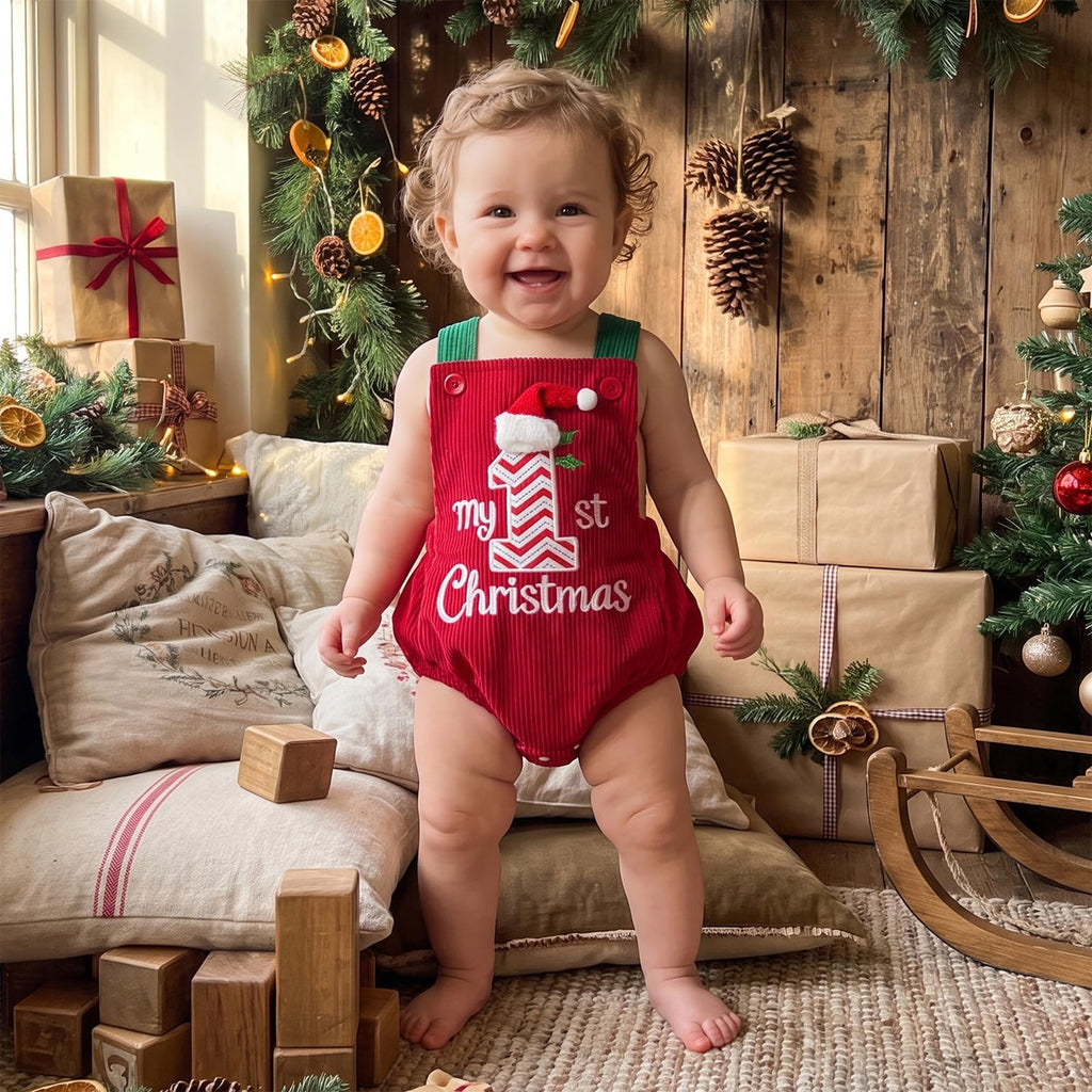 Corduroy Baby Overalls V4328