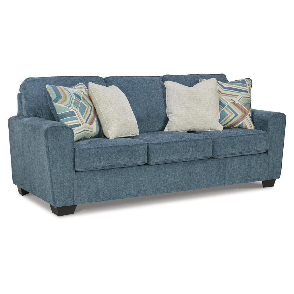Blue Chenille 3 Seater Couch H565908