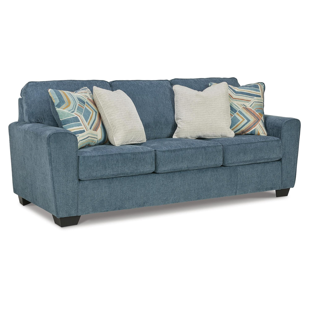 Blue Chenille 3 Seater Couch H565908