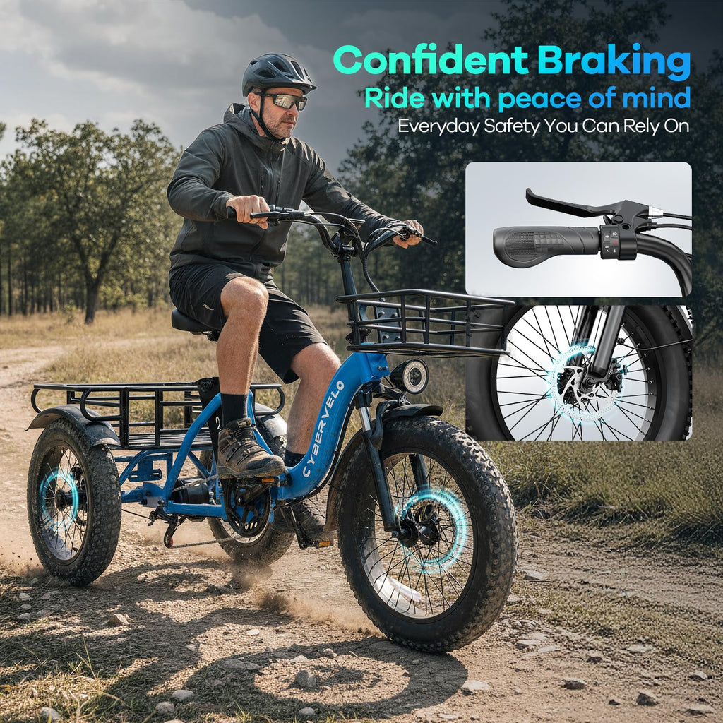 Fat Tire Folding Electric Trike D121119