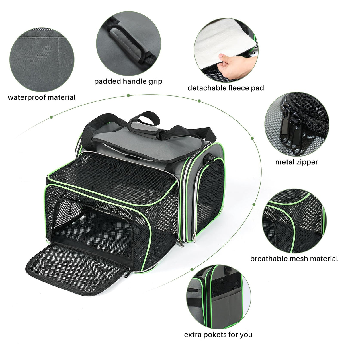 Expandable Cat Carrier T8078