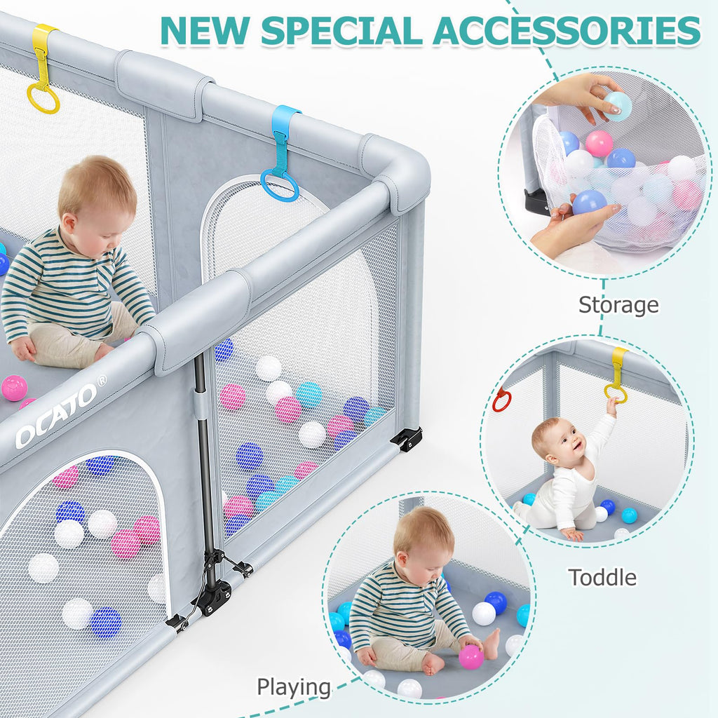 Foldable Baby Playpen 50×50 I94542