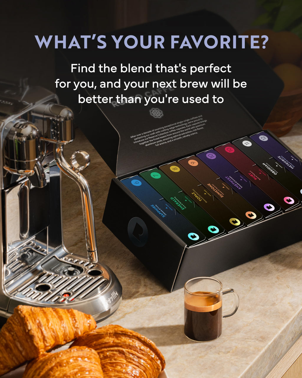 Espresso Pods Variety Pack 160 A98034