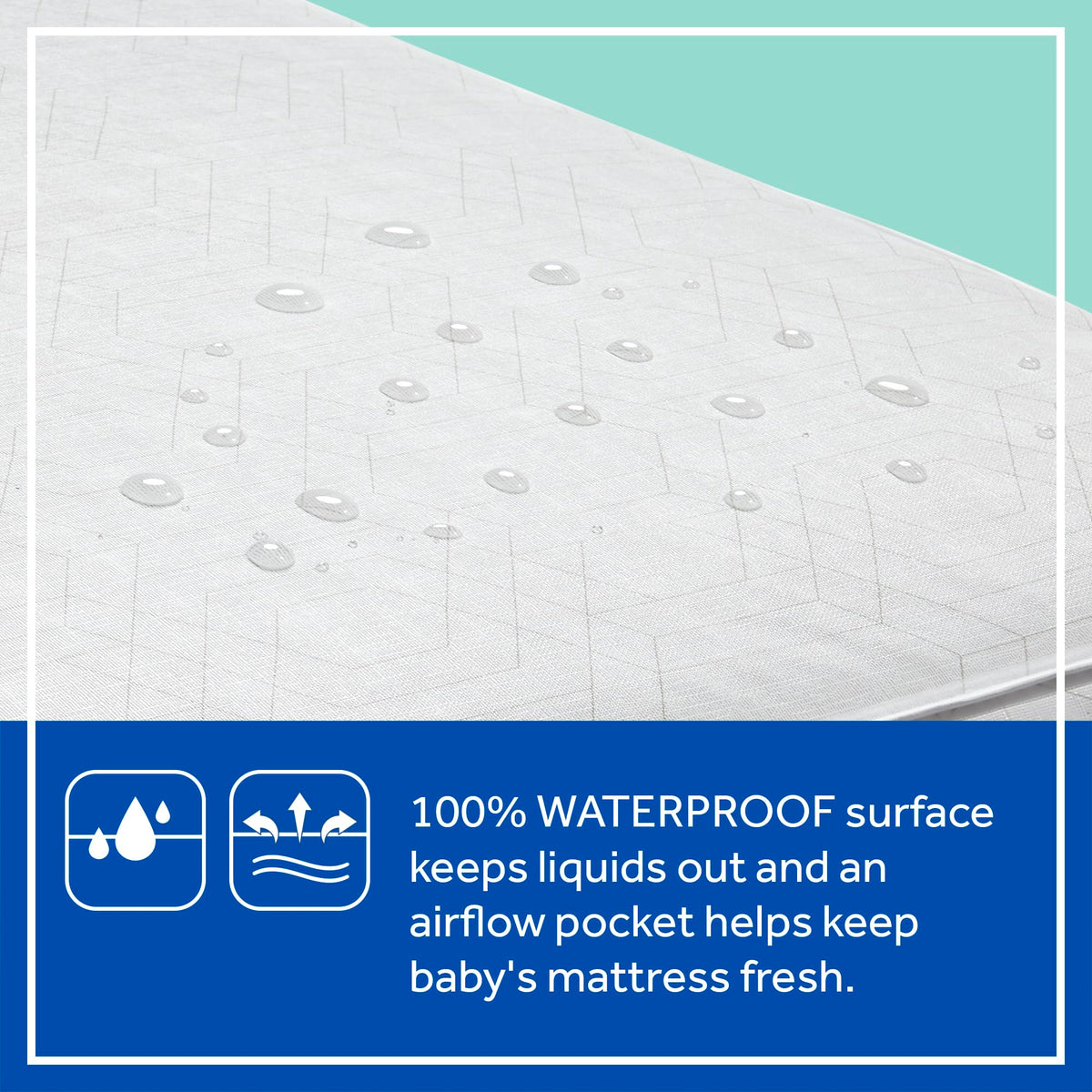 Infant & Toddler Crib Mattress, 204 Coils, Waterproof Breathable U500061