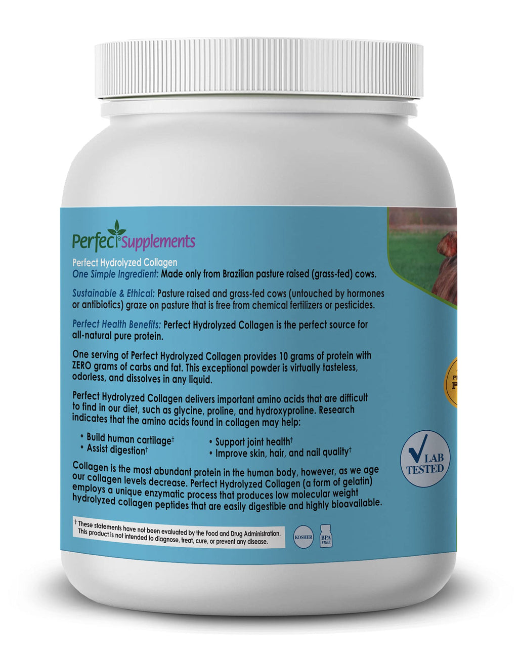 Hydrolyzed Collagen Powder 660 Grams C6445