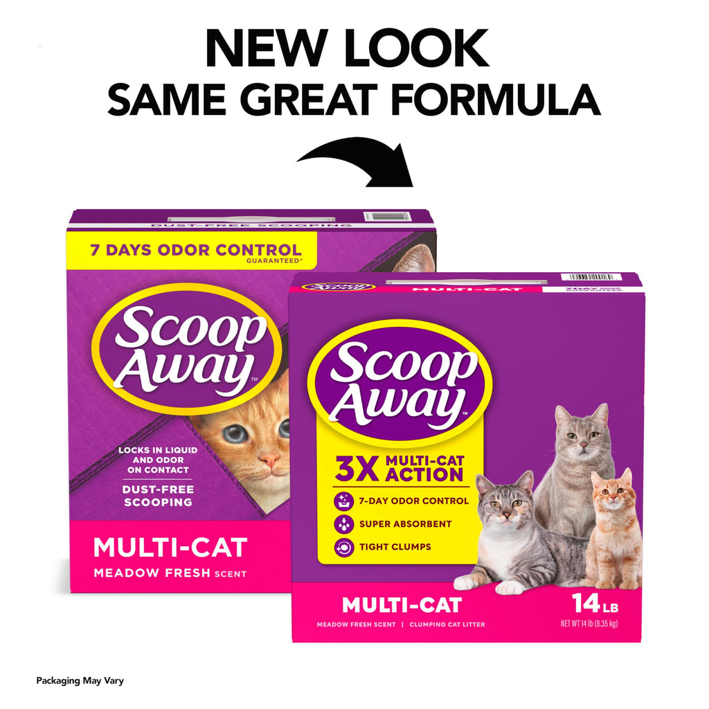 Multi Cat Litter Meadow Fresh Scent 14 lb D264