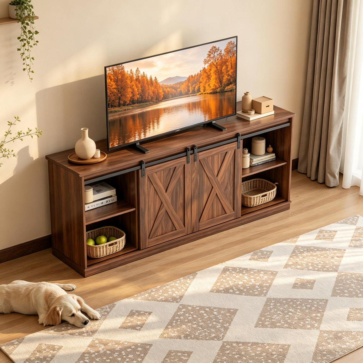 Farmhouse TV Stand for 65" TV C402465