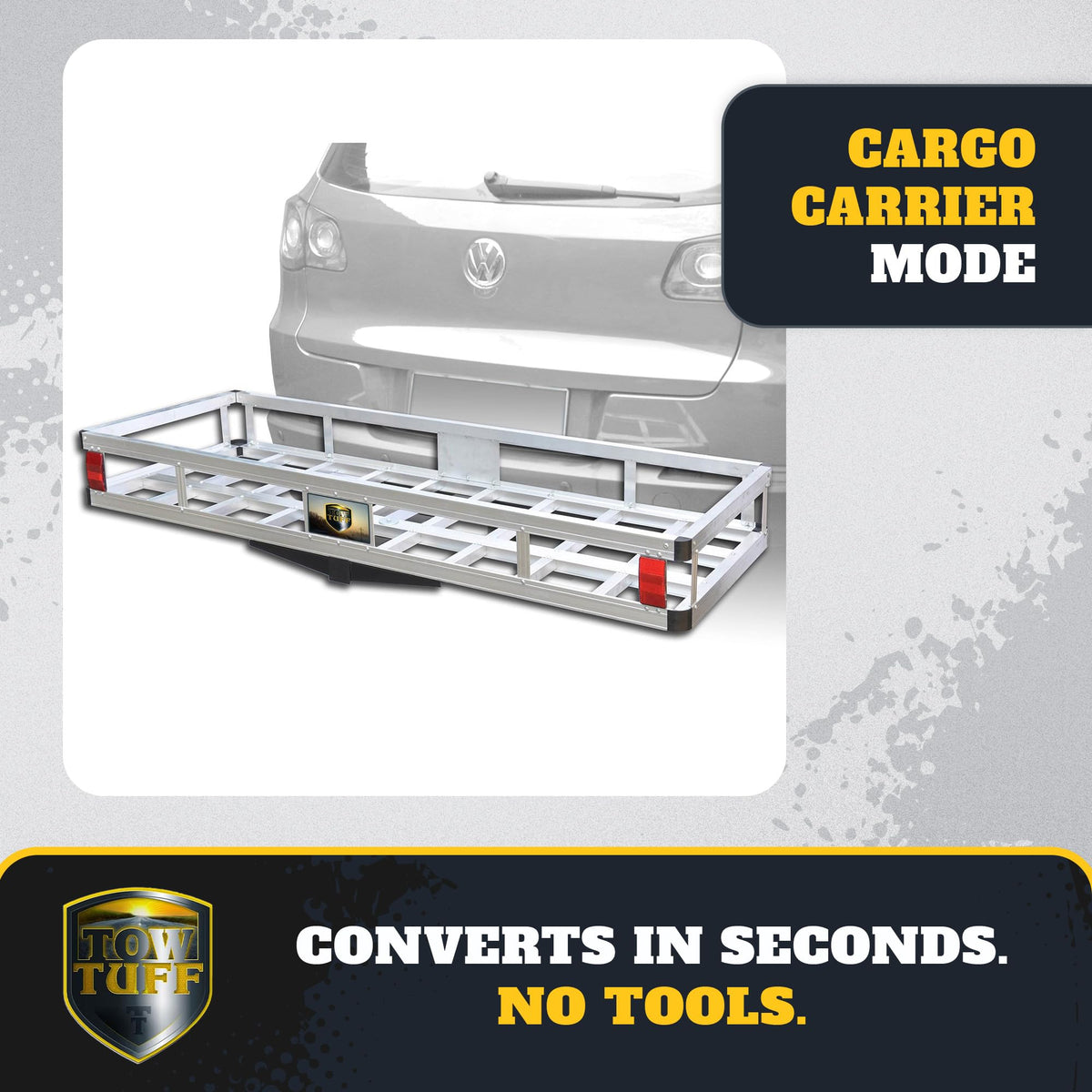 60 in Aluminum Hitch Carrier 500 lb H3438