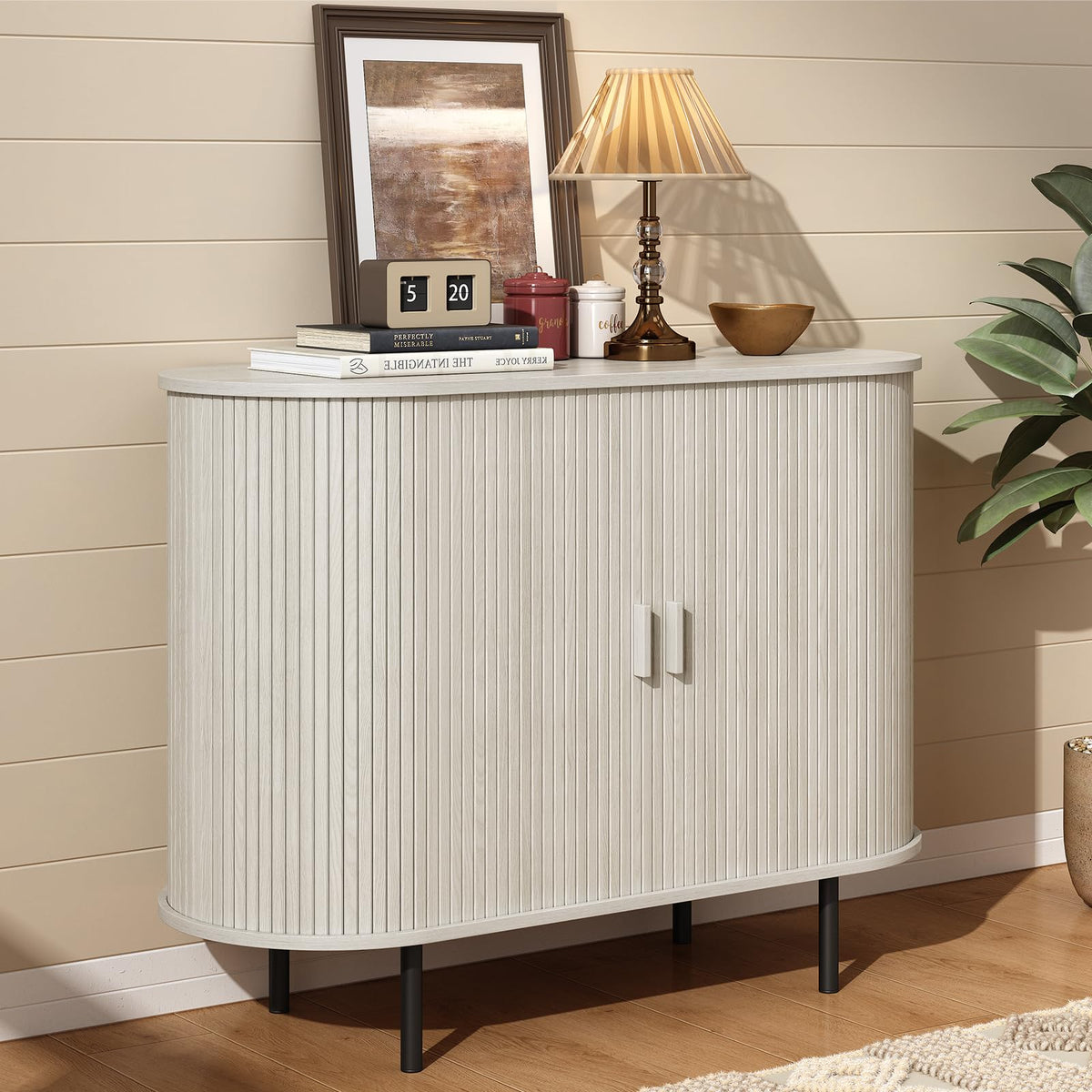 40" Sideboard Buffet Cabinet with Sliding Door S17324