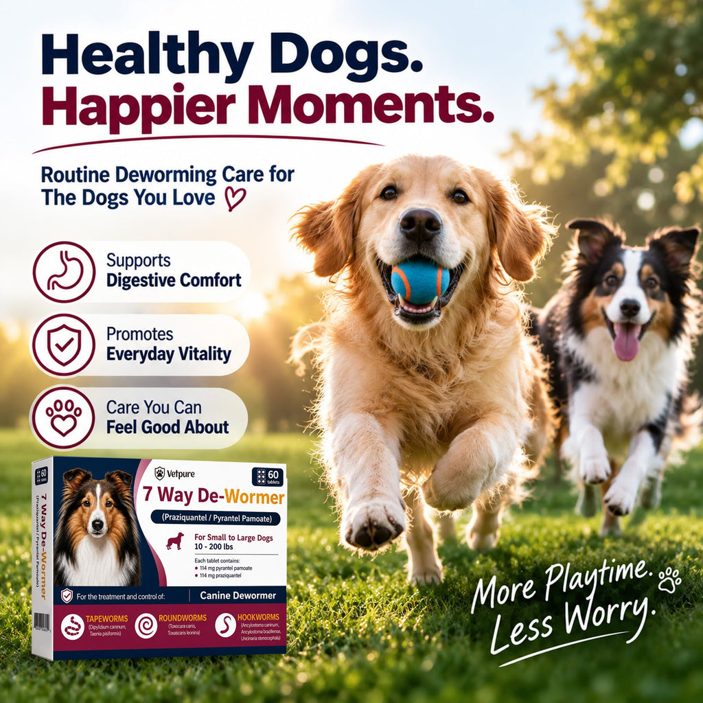 Dog Dewormer Tablets 60 Count M28782