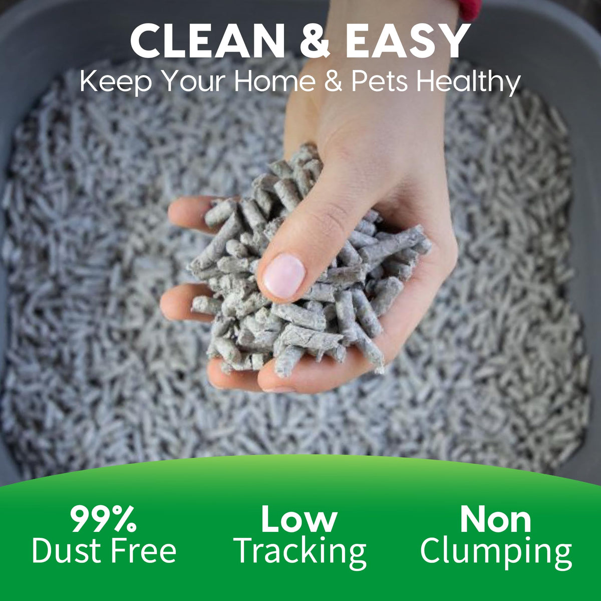 Paper Non-Clumping Cat Litter 12 Pound E338
