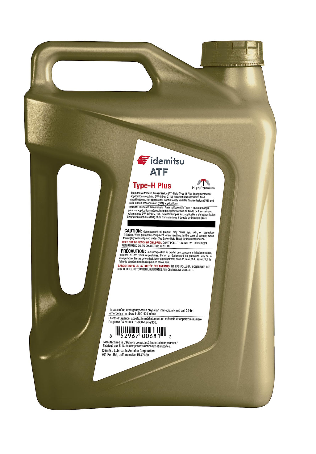 ATF Type H-Plus Transmission Fluid 5 Quart U6116