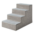 4-Step Non-Slip Grey Dog Steps H59522