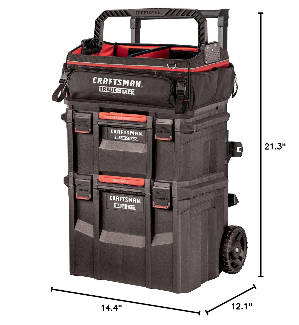 Waterproof Stackable Lockable 21 Inch Tool Box B657870