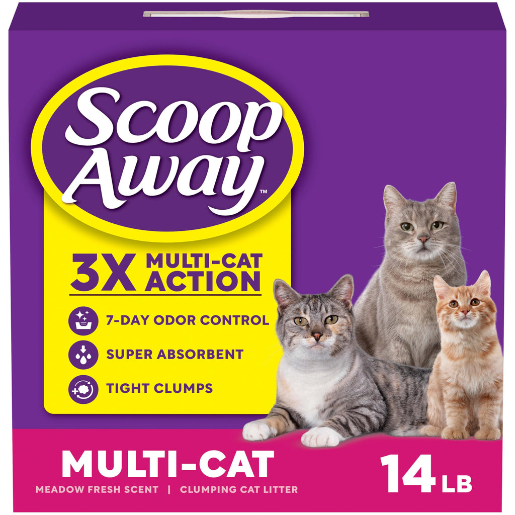 Multi Cat Litter Meadow Fresh Scent 14 lb D264
