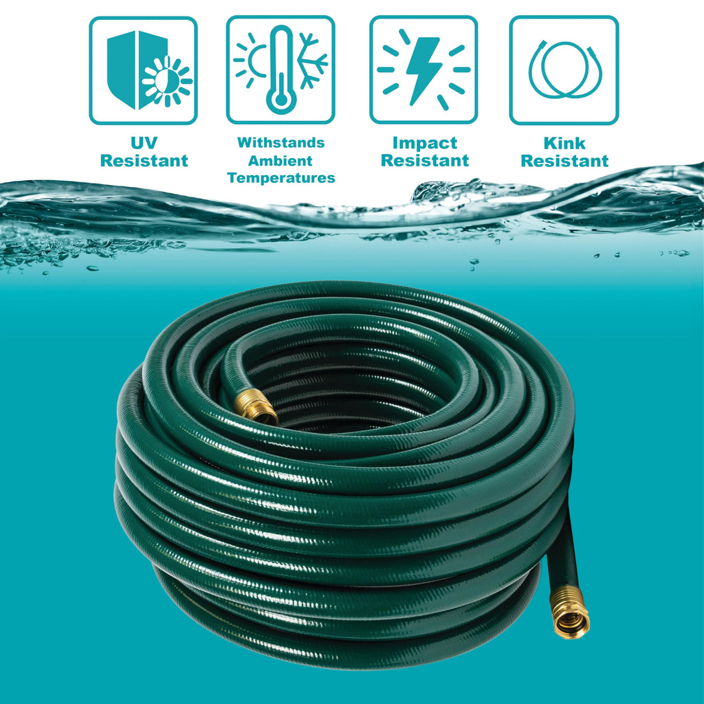 3/4 in x 100 ft Heavy Duty Kink Resistant Garden Hose B38161
