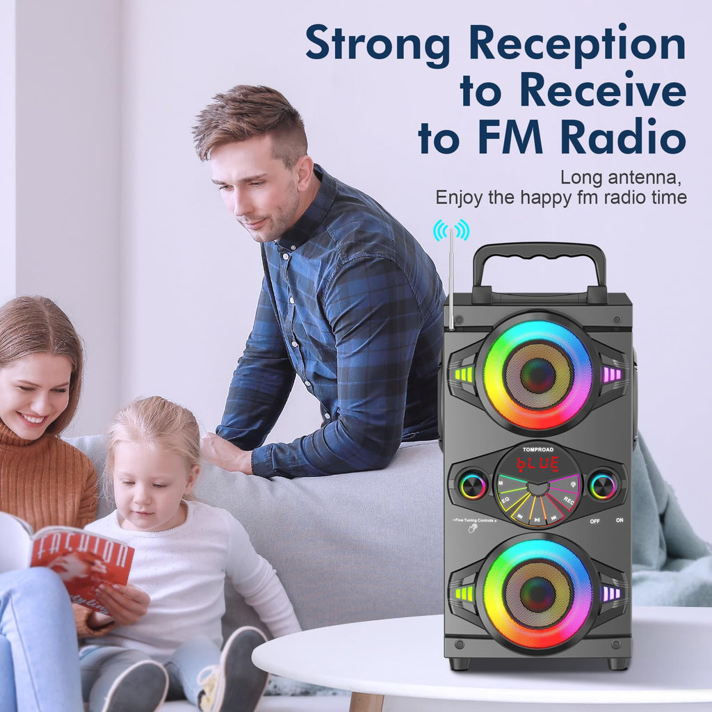 Portable Bluetooth Speakers 60W Wireless Stereo Sound Z479568