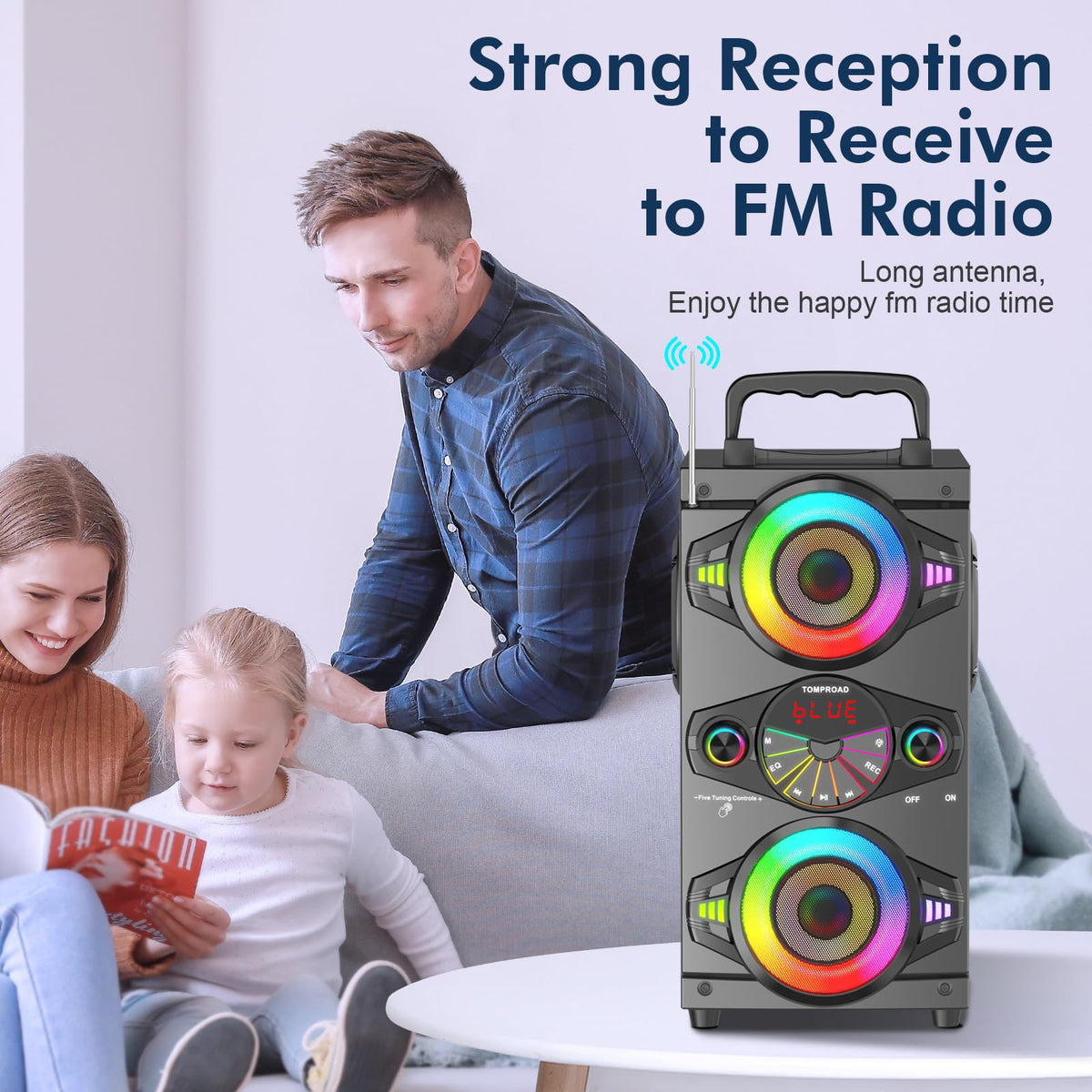 Portable Bluetooth Speakers 60W Wireless Stereo Sound Z479568
