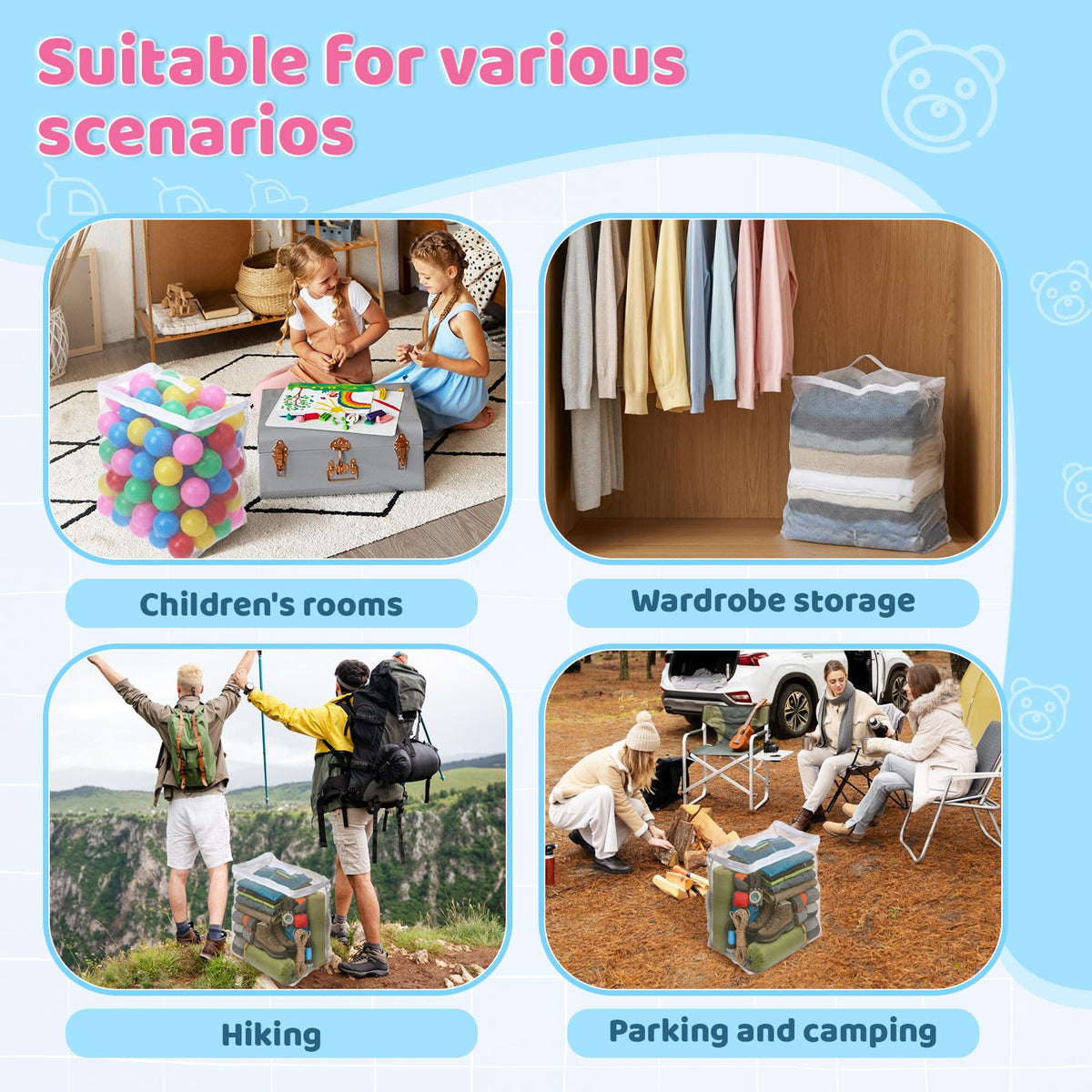 Reusable Storage Mesh Bag A9305
