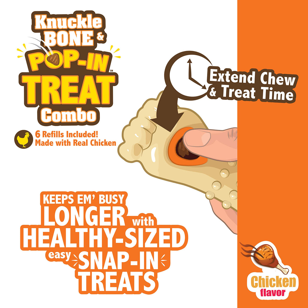 Chicken Dog Treat Refills, 90 Count H2940