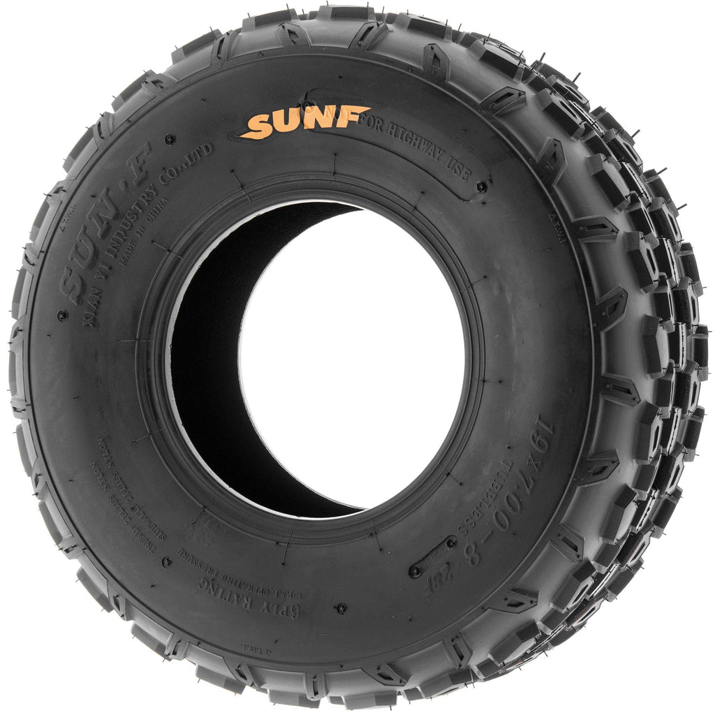 Set of 2 Sport-Racing ATV/UTV Tires 19x7-8 6-PR E46930