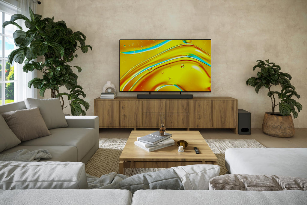 55-Inch 4K Mini LED Smart TV & 3.1.2ch Soundbar with Wireless Subwoofer Bundle Y16943