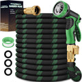100 ft Lightweight Flexible Garden Hose with 10-Function Nozzle R63290